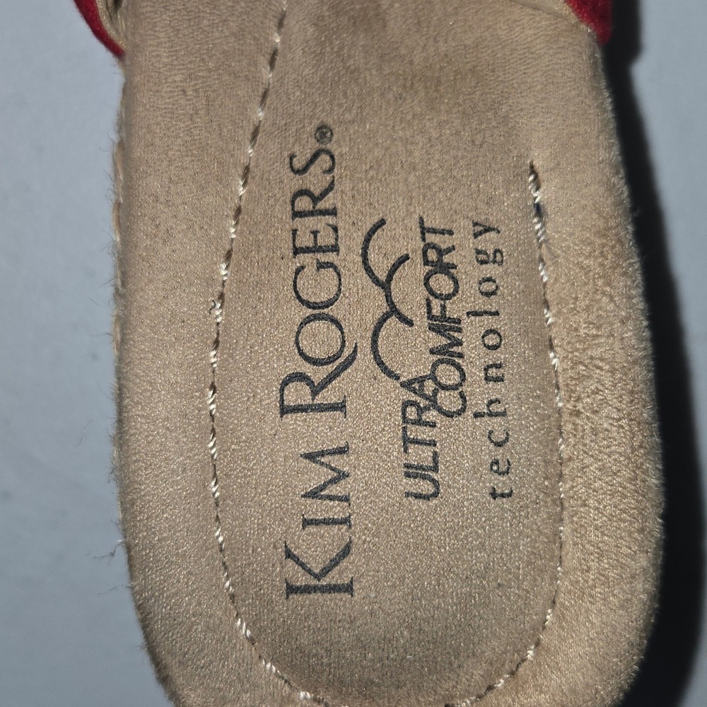 Kim Rogers Dyann Red Espadrille Wedge Sandals Womens 8.5M WRS20-12556-004-78 - Picture 9 of 9